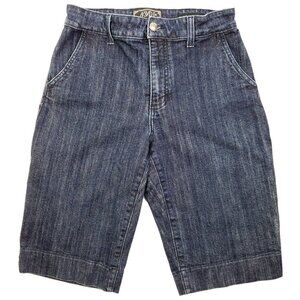 NYDJ Not Your Daughter's Denim Jeans Shorts Bermuda Stretch Size 4 Actual 28x21